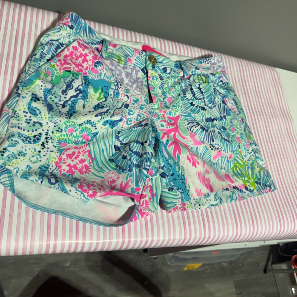 Lilly Pulitzer Size 0 Callahan Shorts “Sink or Swim”